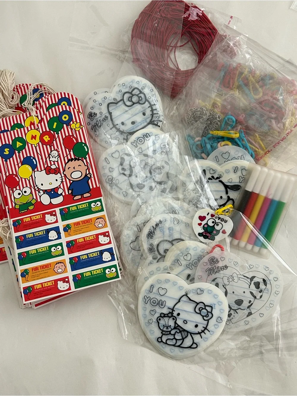 Special Order 100 Sanrio Tickets and 132 Pieces of Shrinky Dinks - Picture 1 of 1